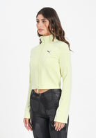 PUMA Felpa con zip DARE TO lime da donna 632146 35 PUMA 