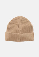 BARROW Berretto di lana beige per uomo e donna con patch logo F5BWUAHT094 307 BARROW 