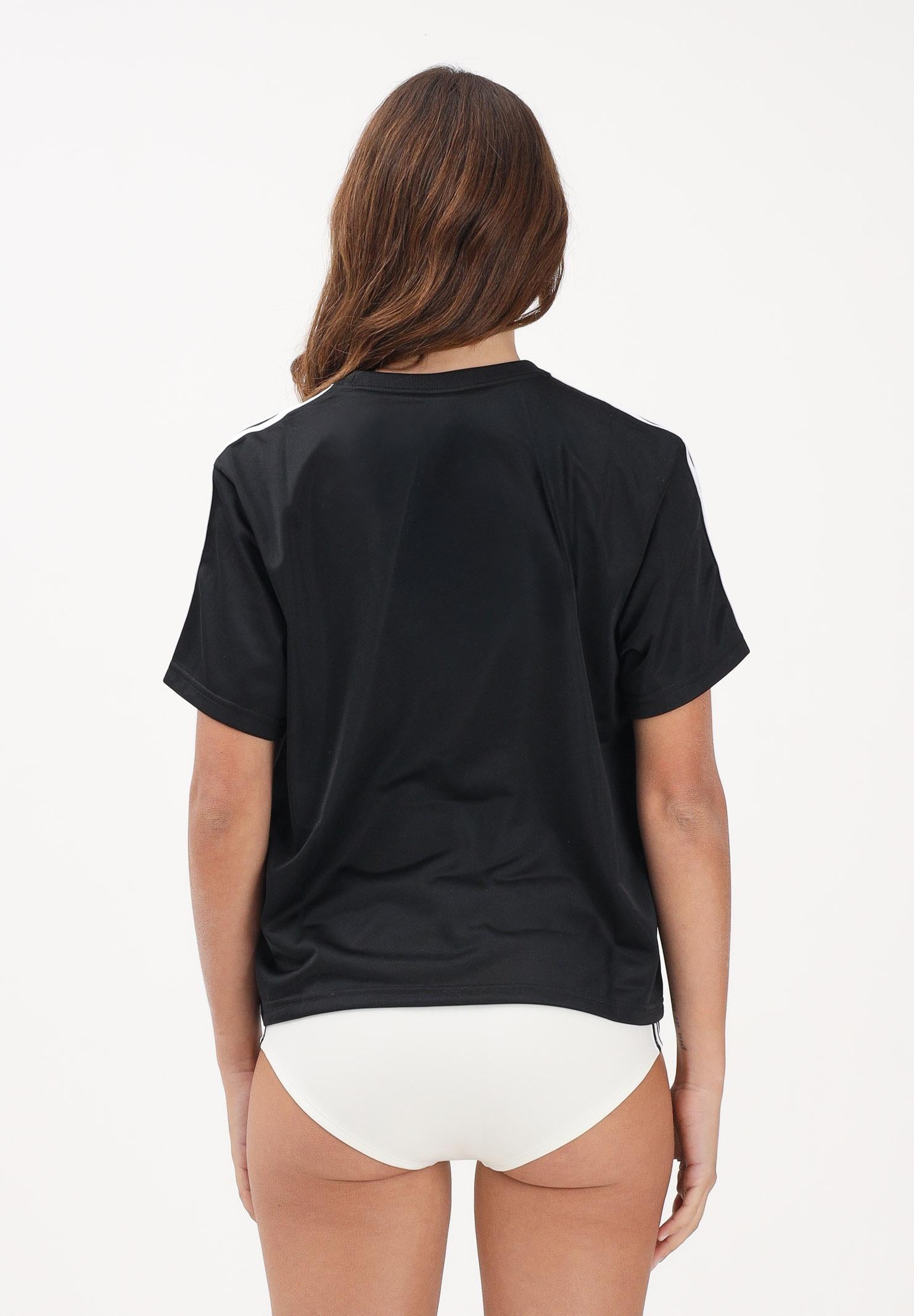 ADIDAS ORIGINALS T-shirt a manica corta FIREBIRD nera da donna KD5574 . ADIDAS ORIGINALS 