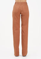 ELISABETTA FRANCHI Jeans a vita alta cuoio da donna con dettagli gioiello PJ25D61E2 600 ELISABETTA FRANCHI 