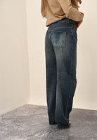 PINKO Jeans balloon in denim scuro da donna 103180A2SB PJU PINKO 