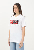DIESEL T-shirt a manica corta Tboxt Over bianca per donna, bambini e ragazzi J0225100YI9 K100 DIESEL 