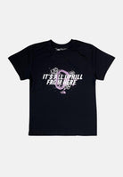 THE NORTH FACE T-shirt a manica corta Graphic Relaxed nera da bambina NF0A8AXFJK31 . THE NORTH FACE 