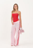 ADIDAS ORIGINALS pantaloni sportivi Firebird Knitted Crochet Track Pants clpink/red rosa donna. KQ6659 . ADIDAS ORIGINALS 