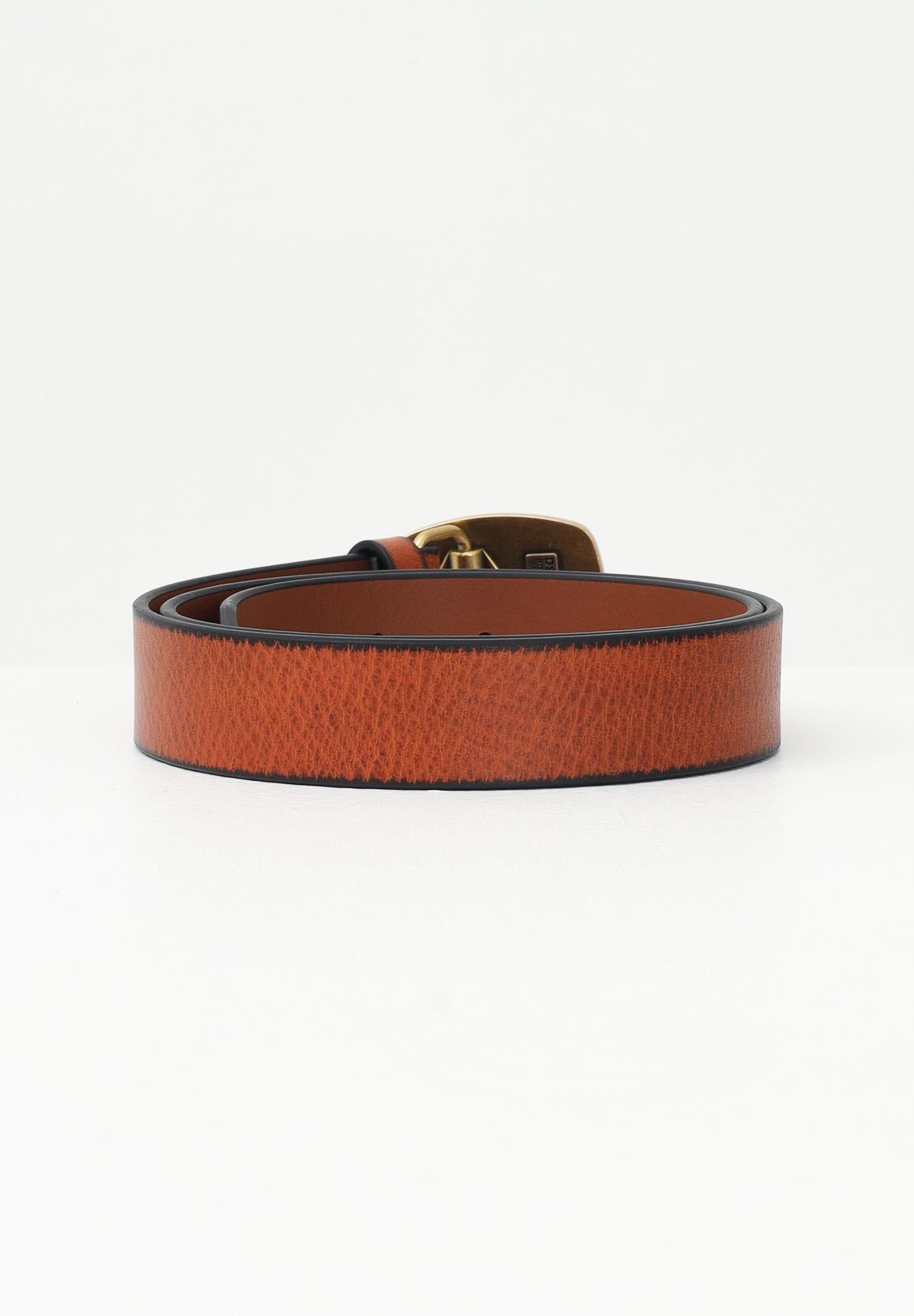 Cintura cuoio da donna con fibbia logo DQ2912D0AAY DQ11 DSQUARED2 