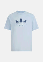 ADIDAS ORIGINALS T-shirt a manica corta Trefoil Loose celeste per bambino e bambina KE2870 . ADIDAS ORIGINALS 