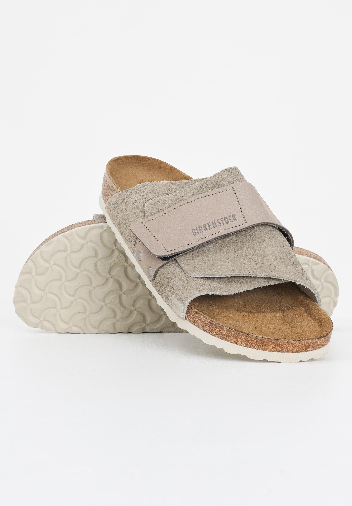 BIRKENSTOCK Ciabatte Kyoto tortora da uomo 1015573 . BIRKENSTOCK 