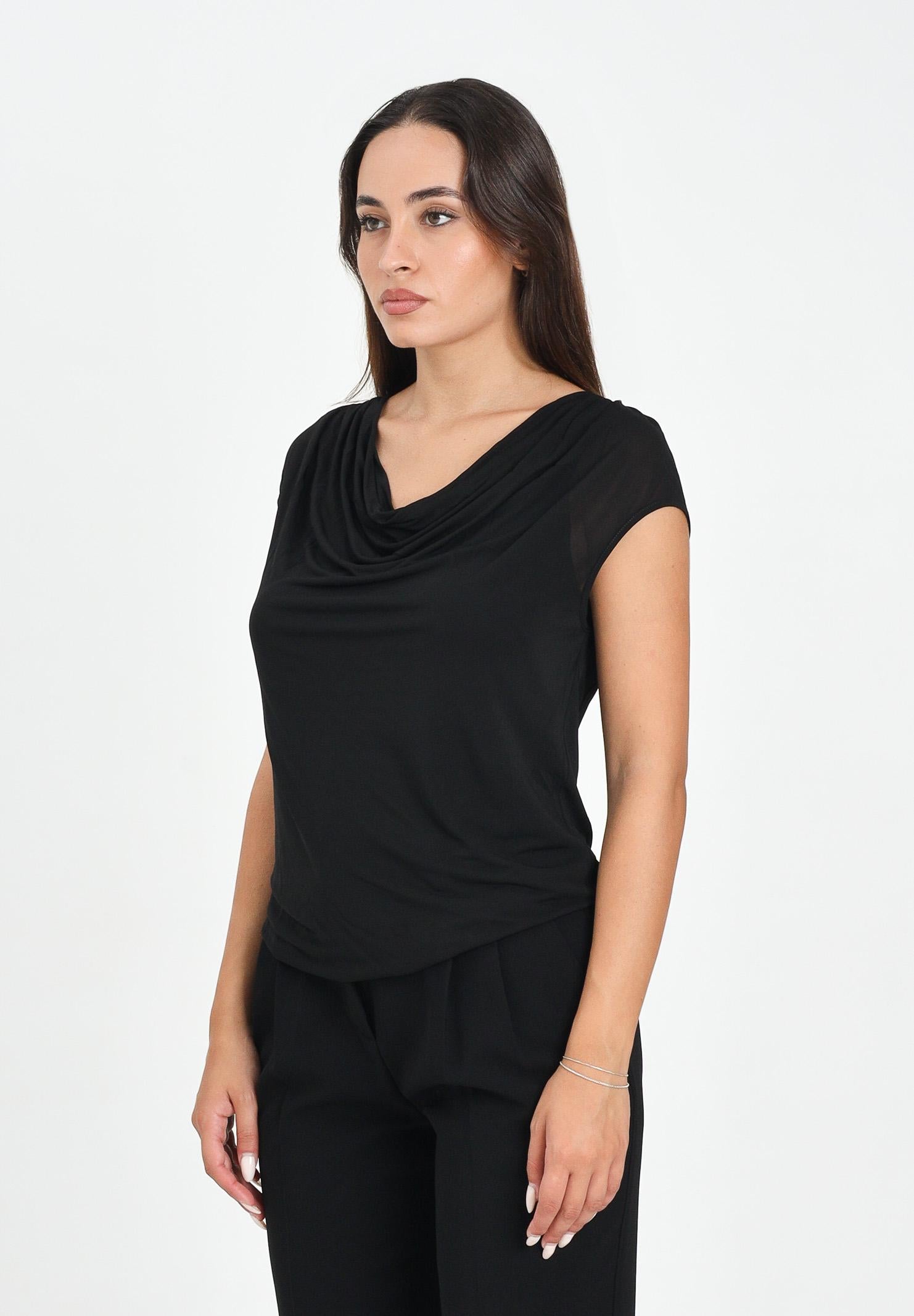 MAX MARA Blusa smanicata Ovest nera da donna 2526946011600 003 MAX MARA 