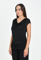 MAX MARA Blusa smanicata Ovest nera da donna 2526946011600 003 MAX MARA 