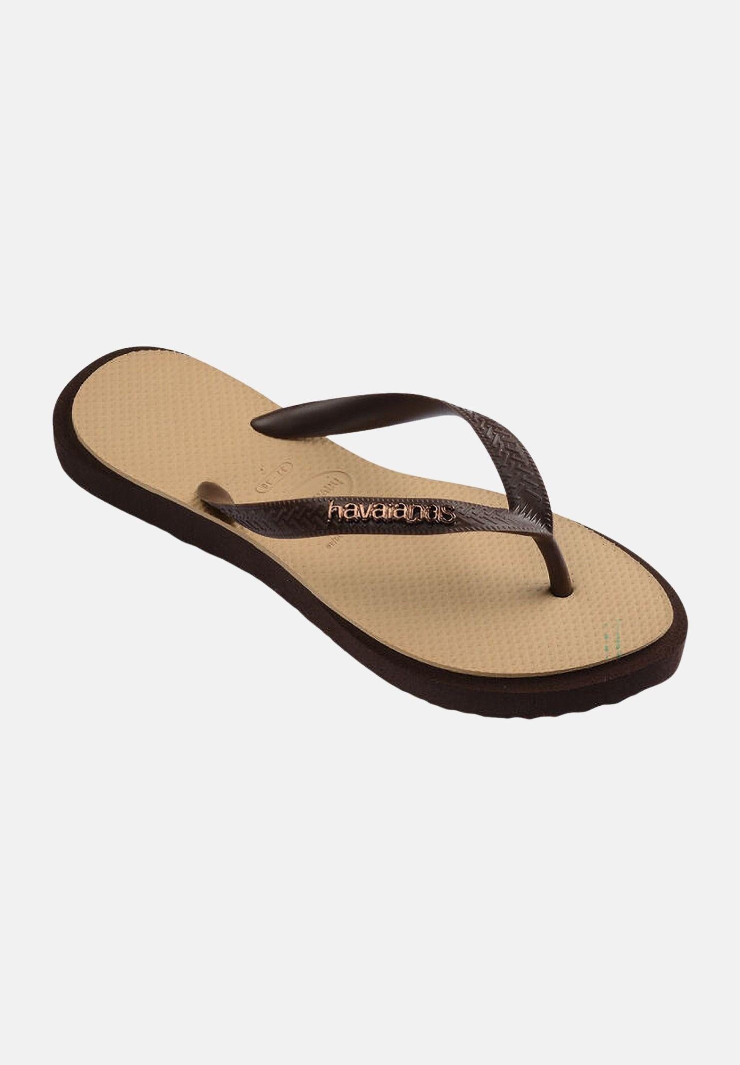 HAVAIANAS Infradito Top Point Fusion marroni e oro da donna 4150172 1859 HAVAIANAS 