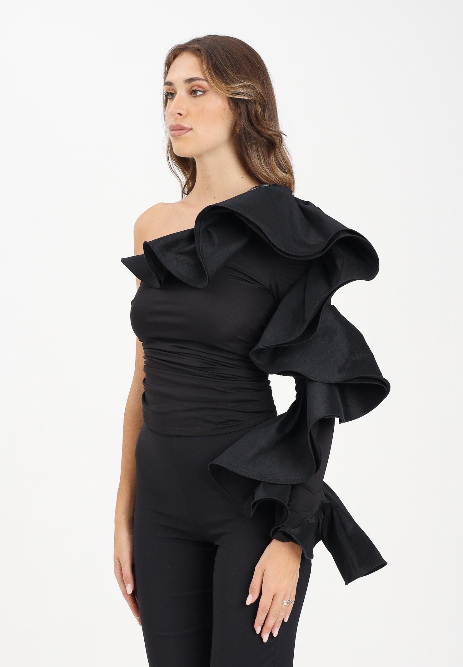 ALMA SANCHEZ Top Tasia nero da donna AS2526055MX 999 ALMA SANCHEZ 