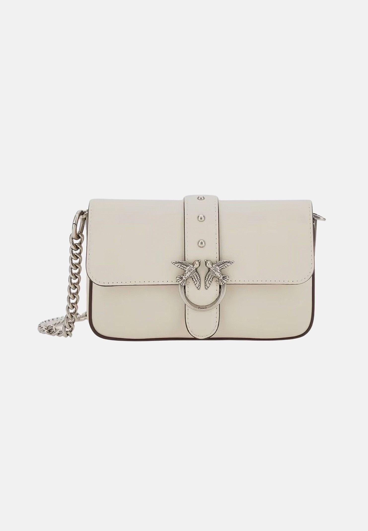 PINKO Borsa a tracolla Baby Love Bag One Slouchy panna da donna 105353A0QO Z14O PINKO 