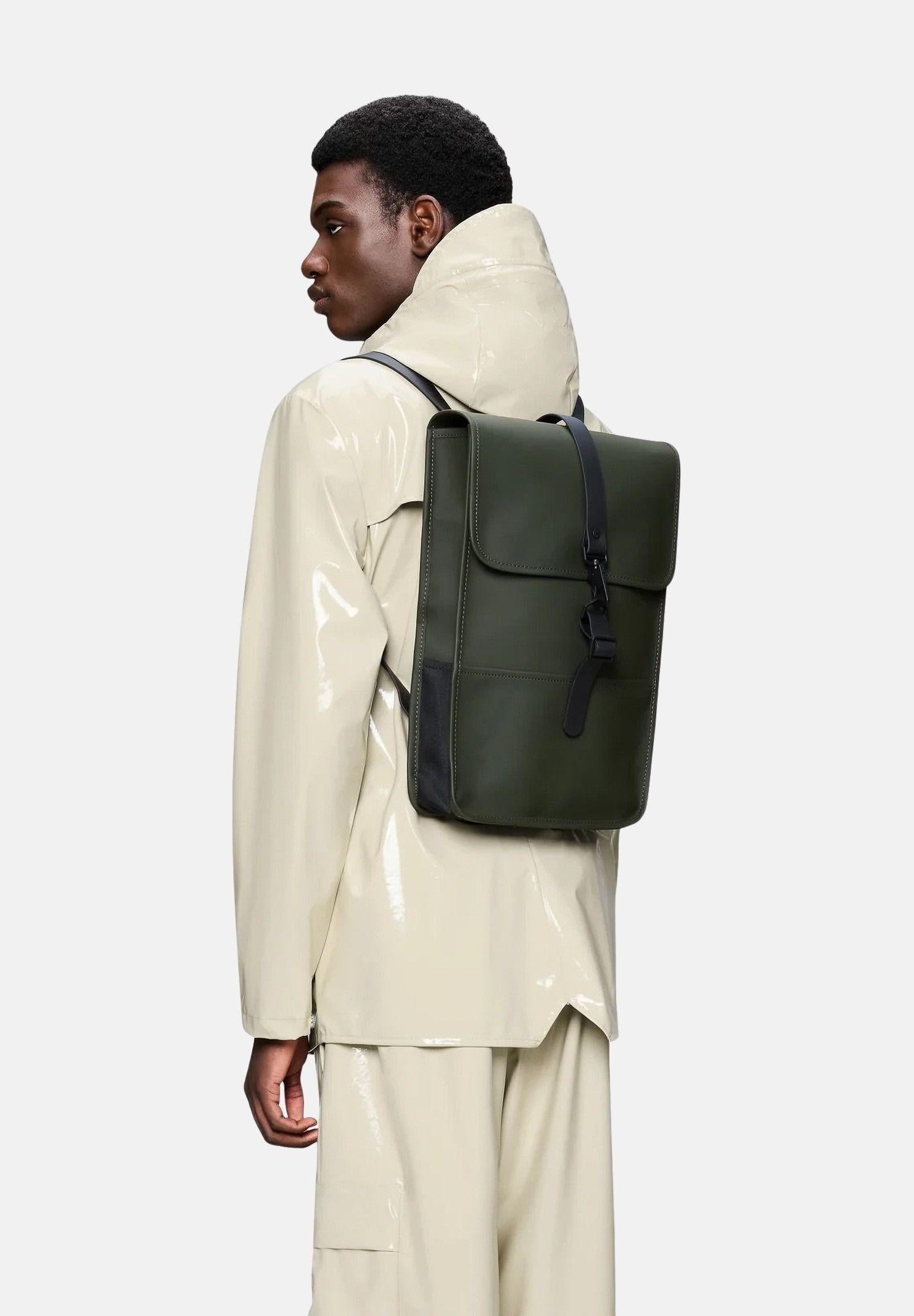 RAINS Zaino Puffed Backpack Mini verde per uomo e donna RA13020 GR RAINS 