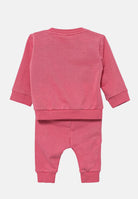 ADIDAS ORIGINALS Tuta Trefoil Crew rosa da neonato JY0137  ADIDAS ORIGINALS 