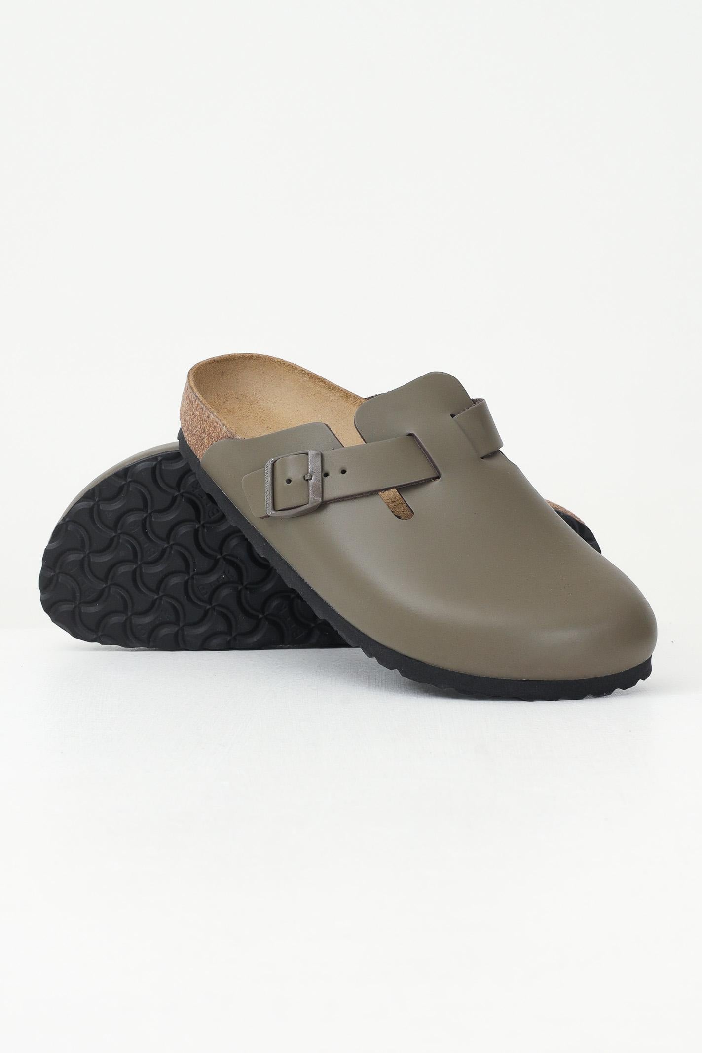 BIRKENSTOCK Ciabatte Boston verdi per uomo e donna 1029156 . BIRKENSTOCK 