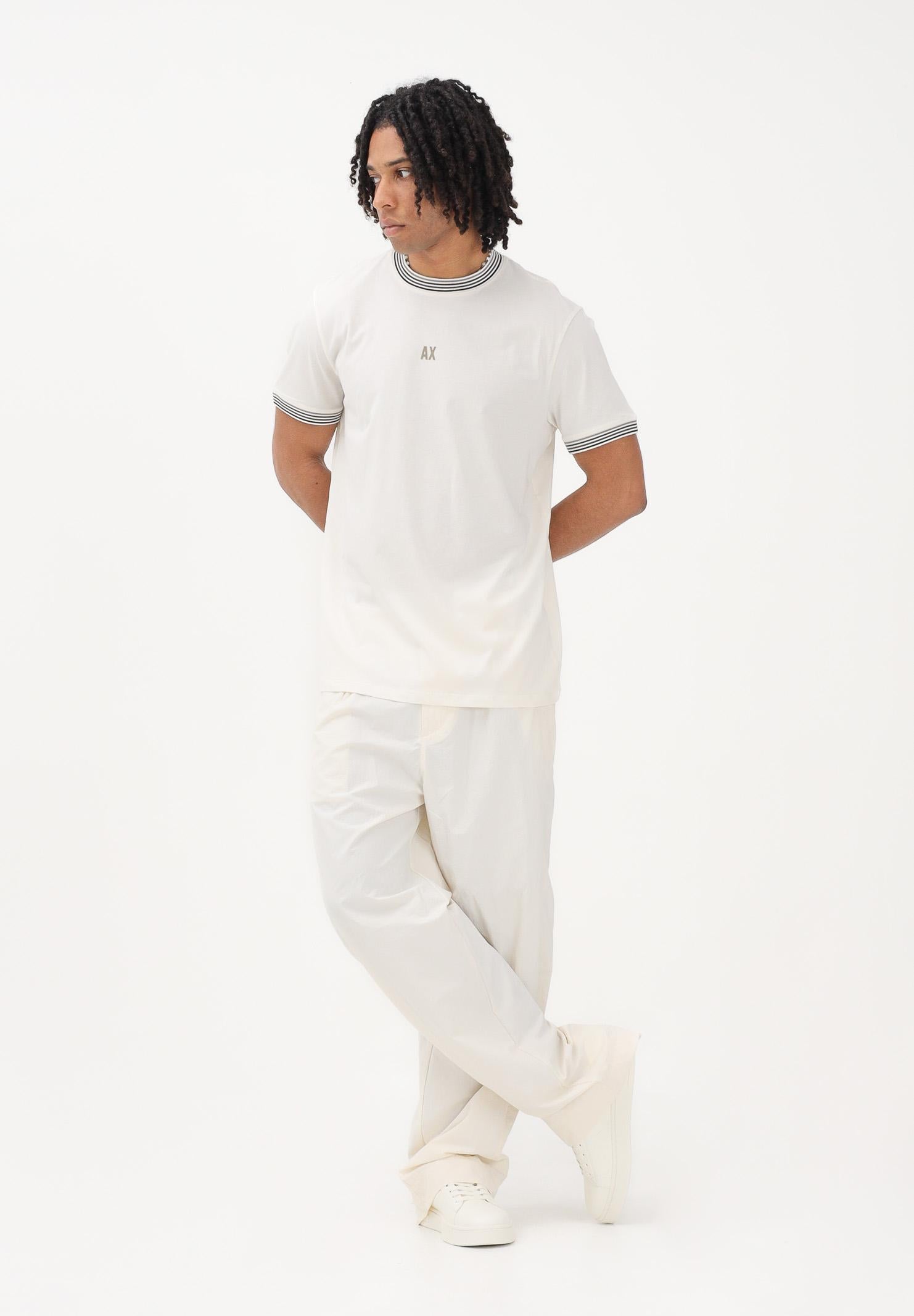 ARMANI EXCHANGE Pantalone panna da uomo in tessuto tecnico XM002880AF22504 U1074 ARMANI EXCHANGE 
