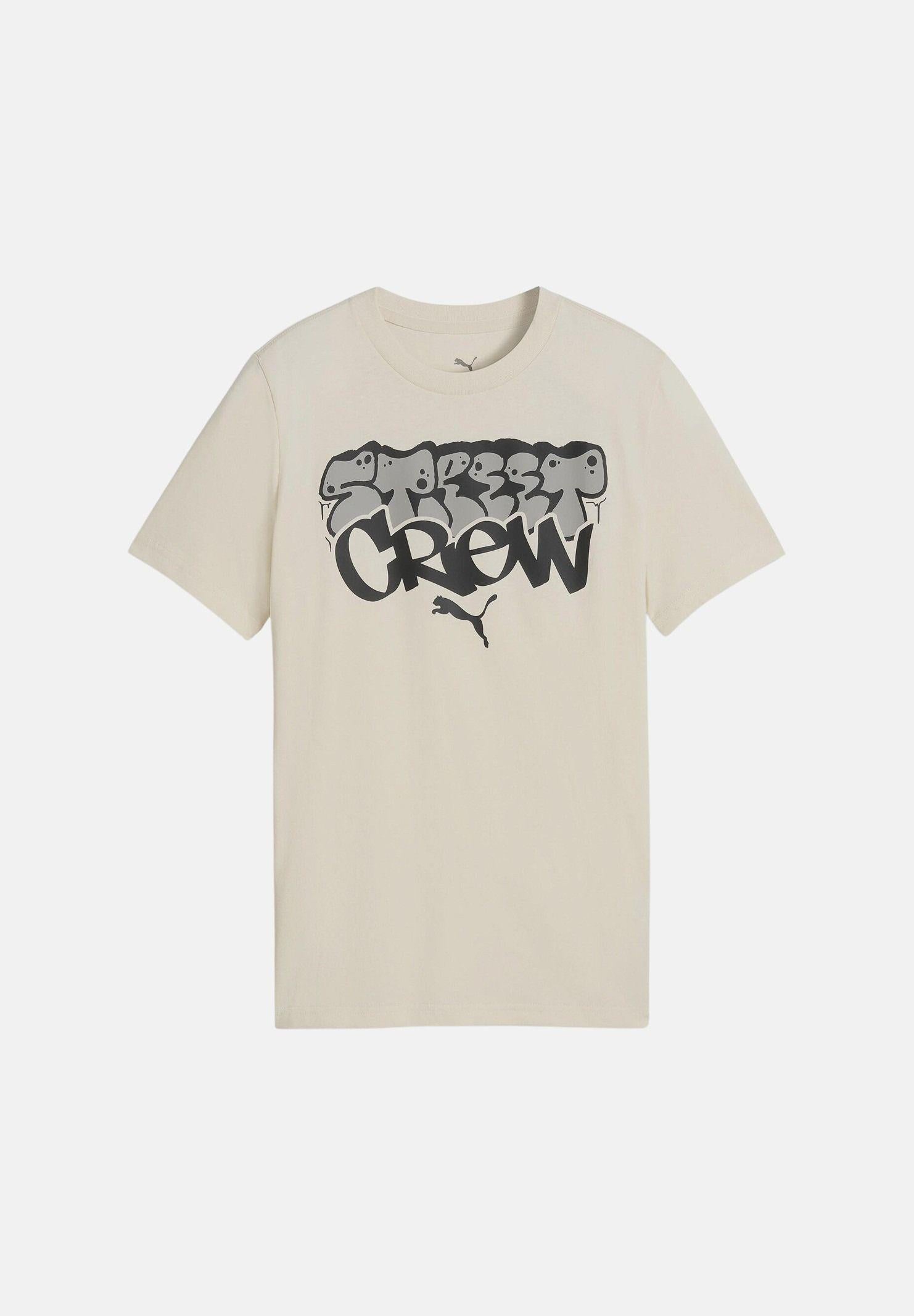 PUMA T-shirt a manica corta MID 90s panna da bambino 691743 87 PUMA 