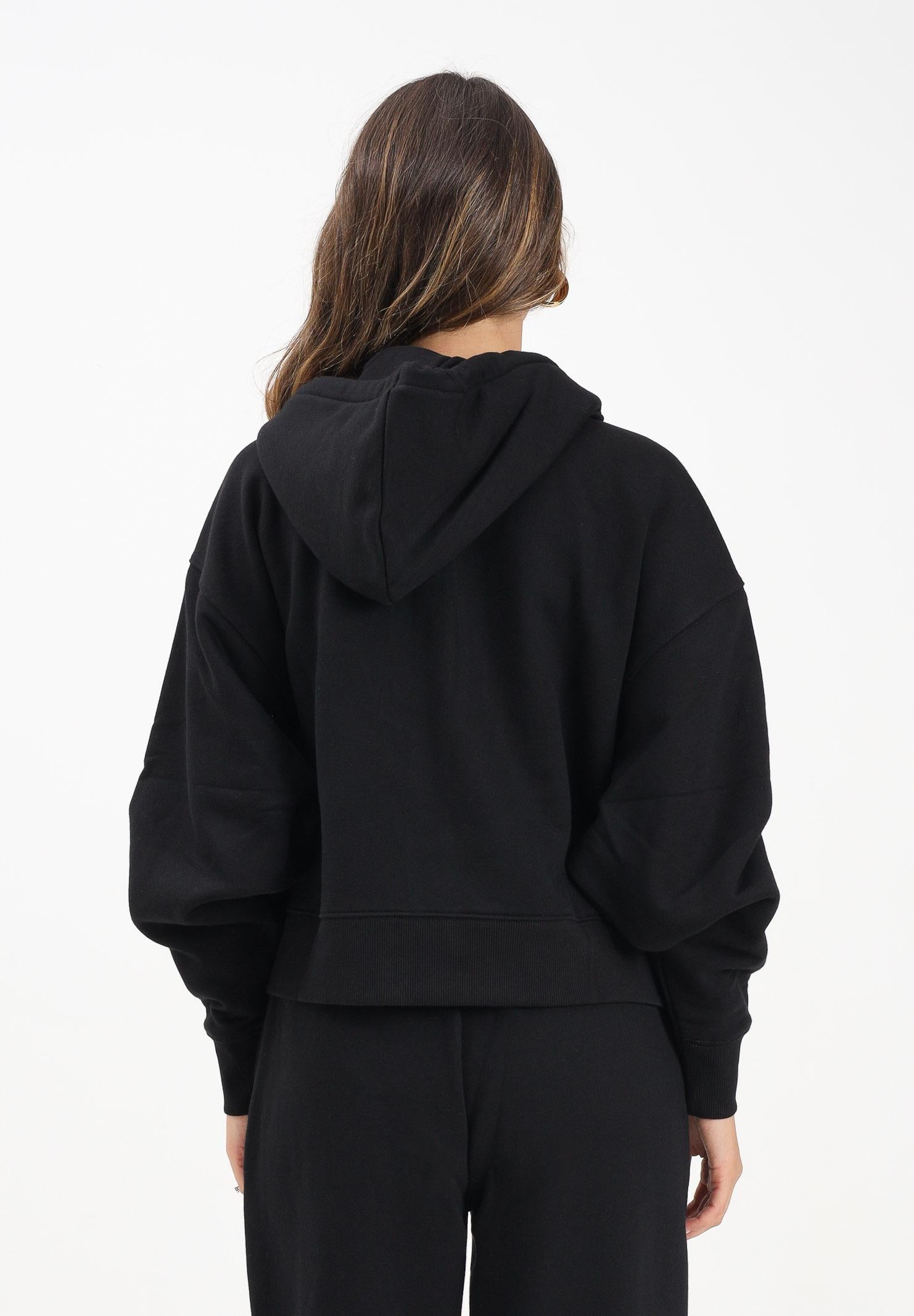 DICKIES Felpa con zip Oakport nera da donna DK0A4Y1ZBLK1  DIckies 