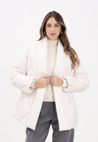 VICOLO Piumino panna da donna con cintura TF0087 A02 VICOLO 