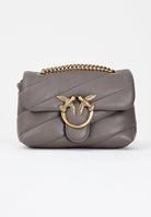 PINKO Borsa a tracolla Baby Love Bag Puff da donna in morbida nappa grigia 100040A0F2 K33Q PINKO 