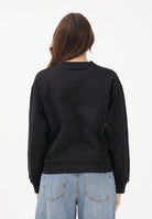 CALVIN KLEIN JEANS Felpa girocollo nera da donna con logo LV047E828GUB1 . CALVIN KLEIN JEANS 