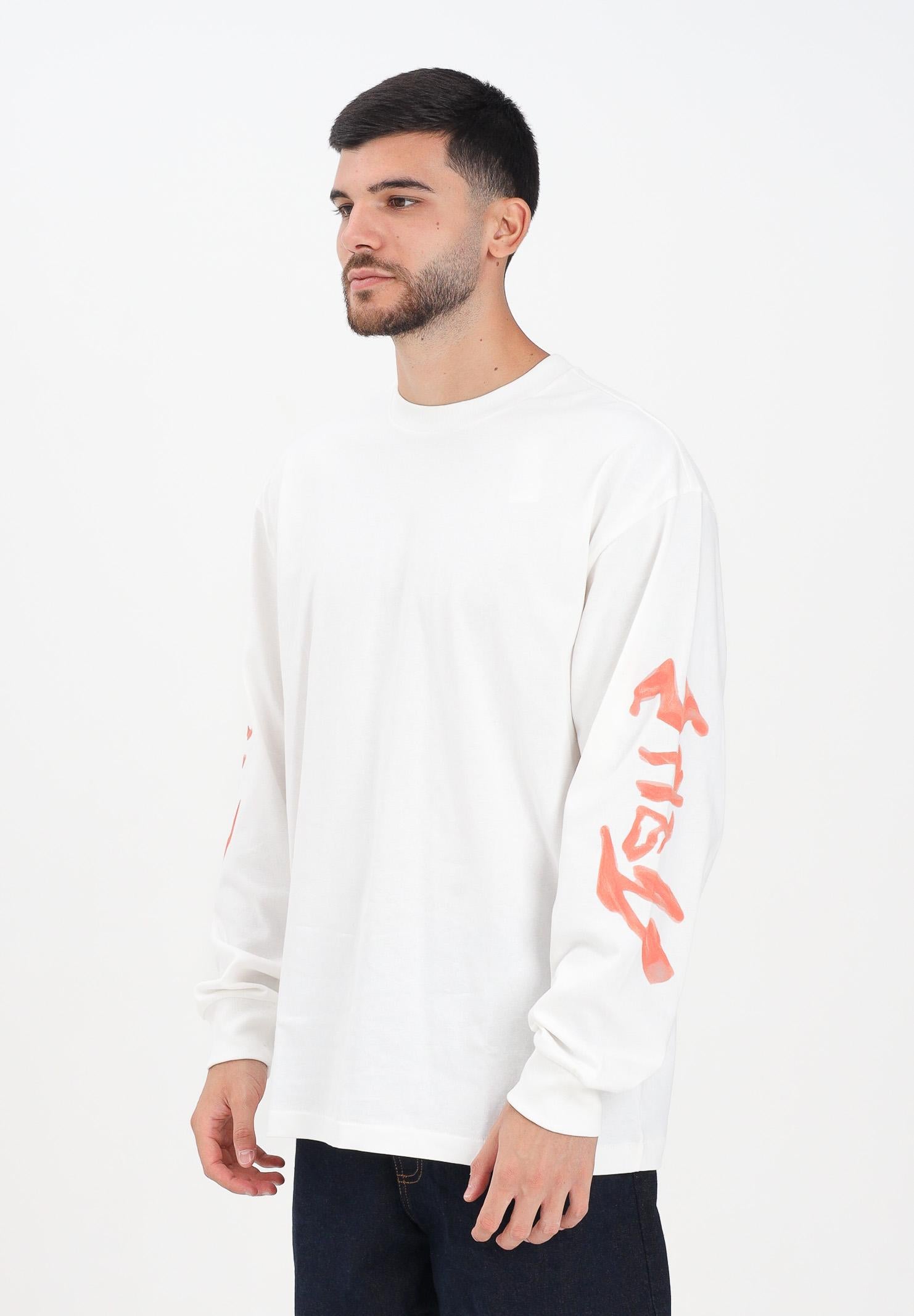 VANS T-shirt a manica lunga RAW INSTINCT bianca da uomo VN000R96FS81 . VANS 