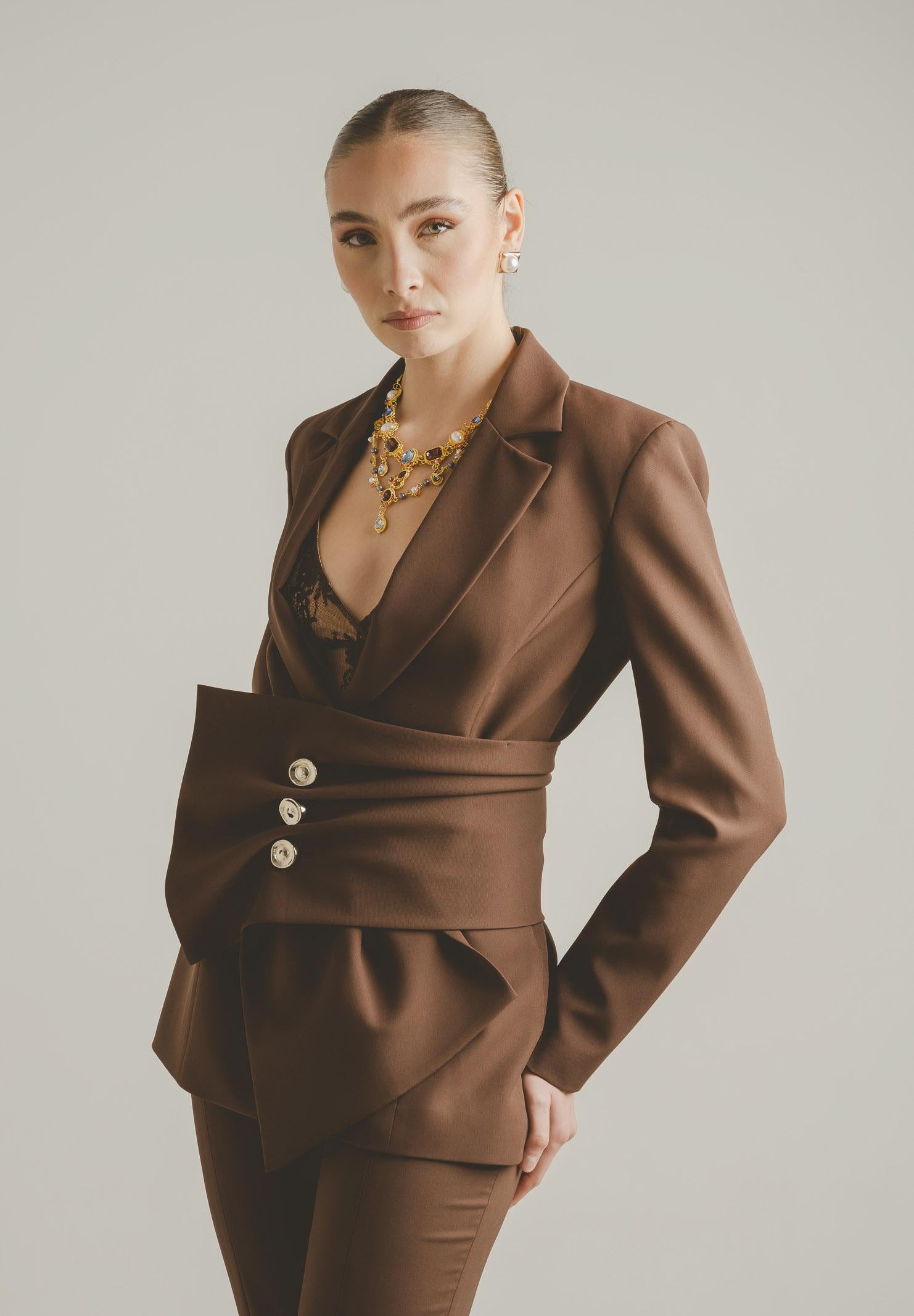 SANTAS Giacca ALLURE marrone da donna PV2622 NU SANTAS 