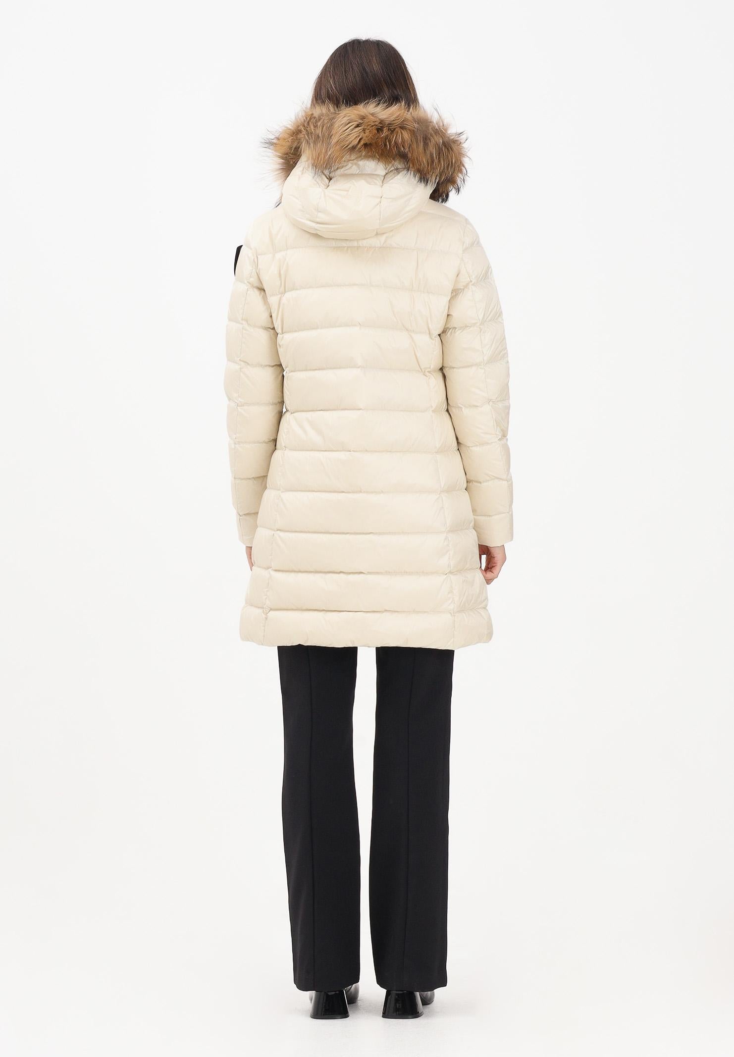 BLAUER Piumino lungo KRISTIN panna da donna 25WBLDK03103-006047 907GG BLAUER 