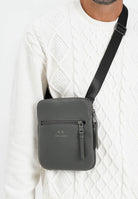 ARMANI EXCHANGE Borsa a tacolla fango da uomo con logo frontale 952391CC830 U8144 ARMANI EXCHANGE 