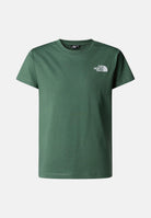 THE NORTH FACE T-shirt a manica corta Redbox verde per bambino e bambina NF0A89VTHCH1  THE NORTH FACE 