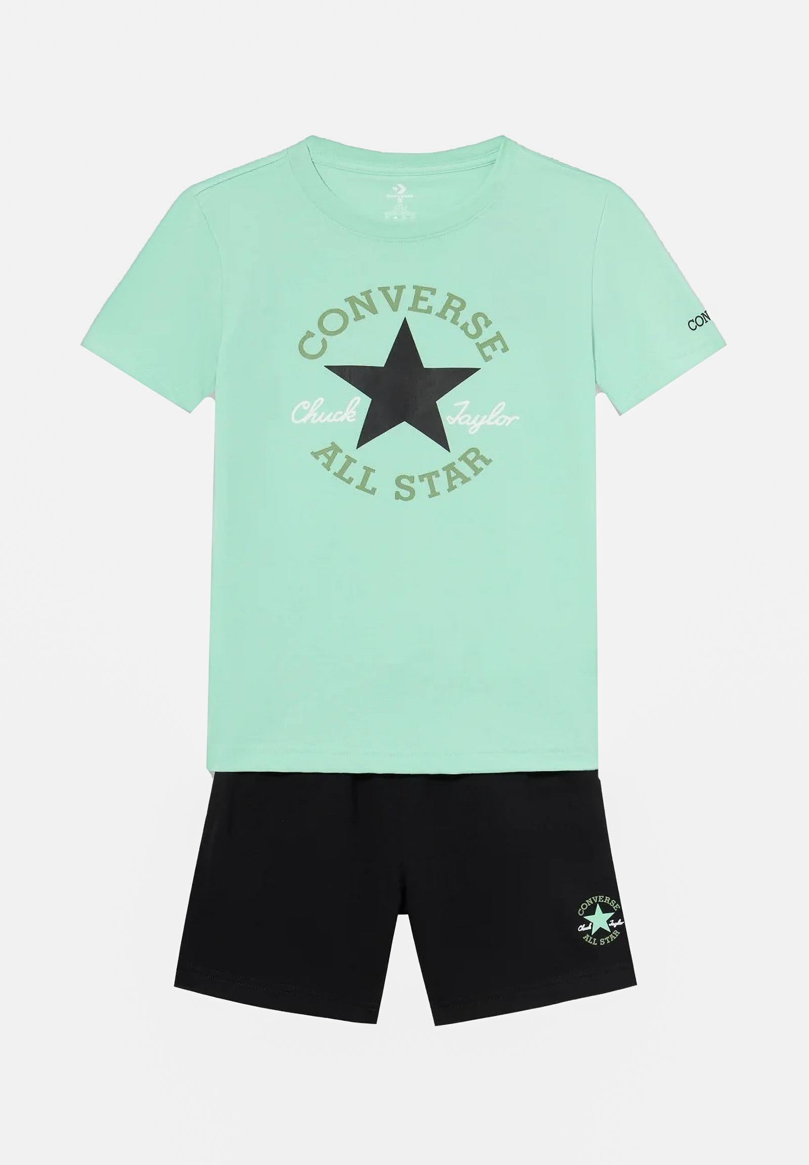 CONVERSE Completino DISSECTED verde e nero per bambino e bambina 8CG714 023 CONVERSE 