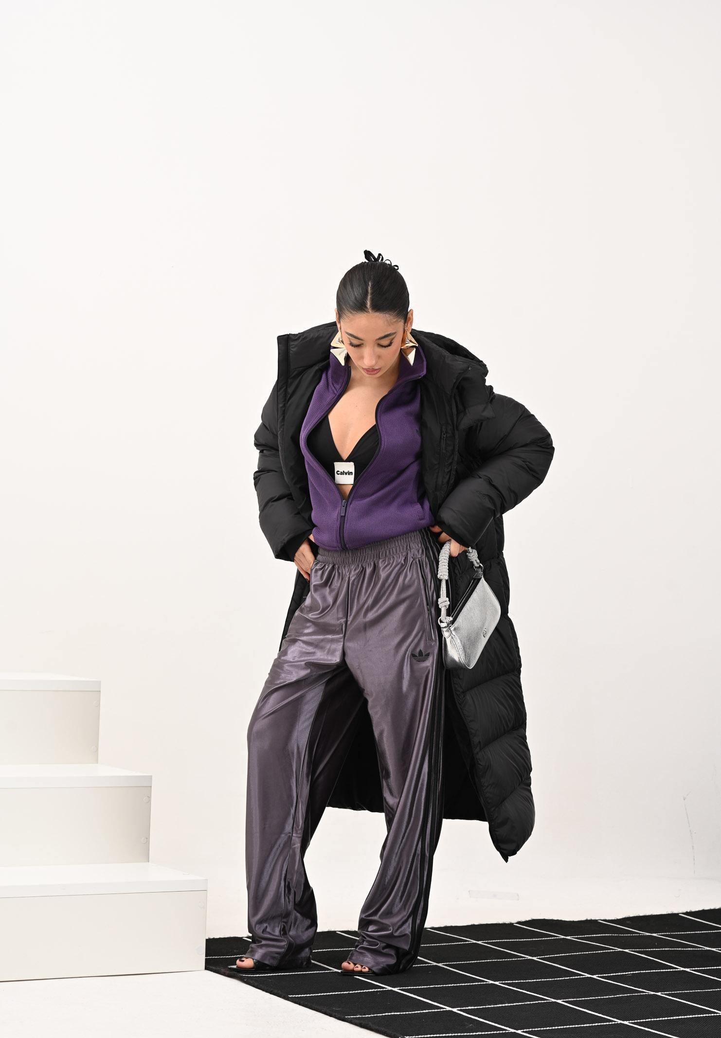 THE NORTH FACE Piumino lungo Hydrenalite City nero da donna NF0A8D3NJK31  THE NORTH FACE 