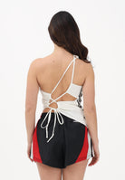 ADIDAS ORIGINALS Top sportivo monospalla bianco da donna KC9118 . ADIDAS ORIGINALS 