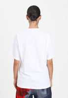 DSQUARED2 T-shirt a manica corta bianca per donna, ragazzi e bambini con logo DQ2982D00XM DQ100 DSQUARED2 