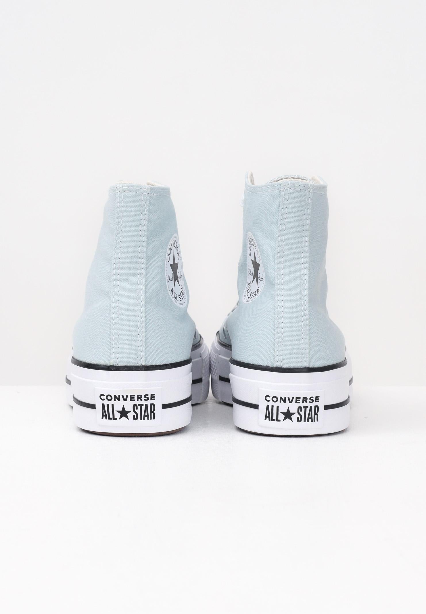 CONVERSE Sneakers Chuck Taylor All Star Platform verde acqua da donna A11873C . CONVERSE 