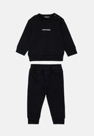 DSQAURED2 Tuta nera da neonato con logo DQ3146D0094 DQ900 DSQUARED2 
