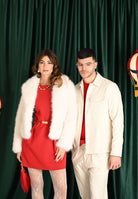 MEHRAN Pelliccia bianca da donna 25330WHT WHT MEHRAN 