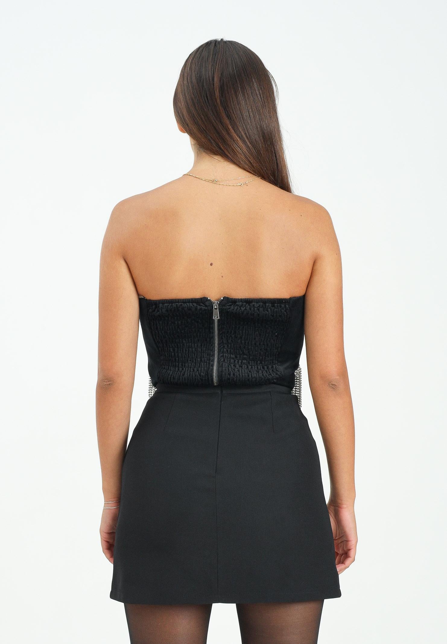 ODI ODI Corpetto Asciano nero da donna con applicazioni ASCIANO120W5 D6 ODI ODI 