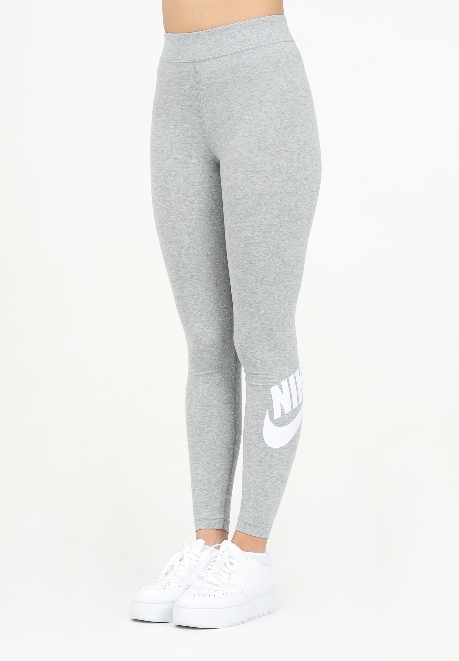 Leggings grigio da donna con stampa logo CZ8528 063 NIKE 