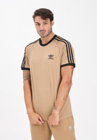 ADIDAS ORIGINALS T-shirt a manica corta adicolor Classics 3-Stripes beige da uomo JY1370 . ADIDAS ORIGINALS 