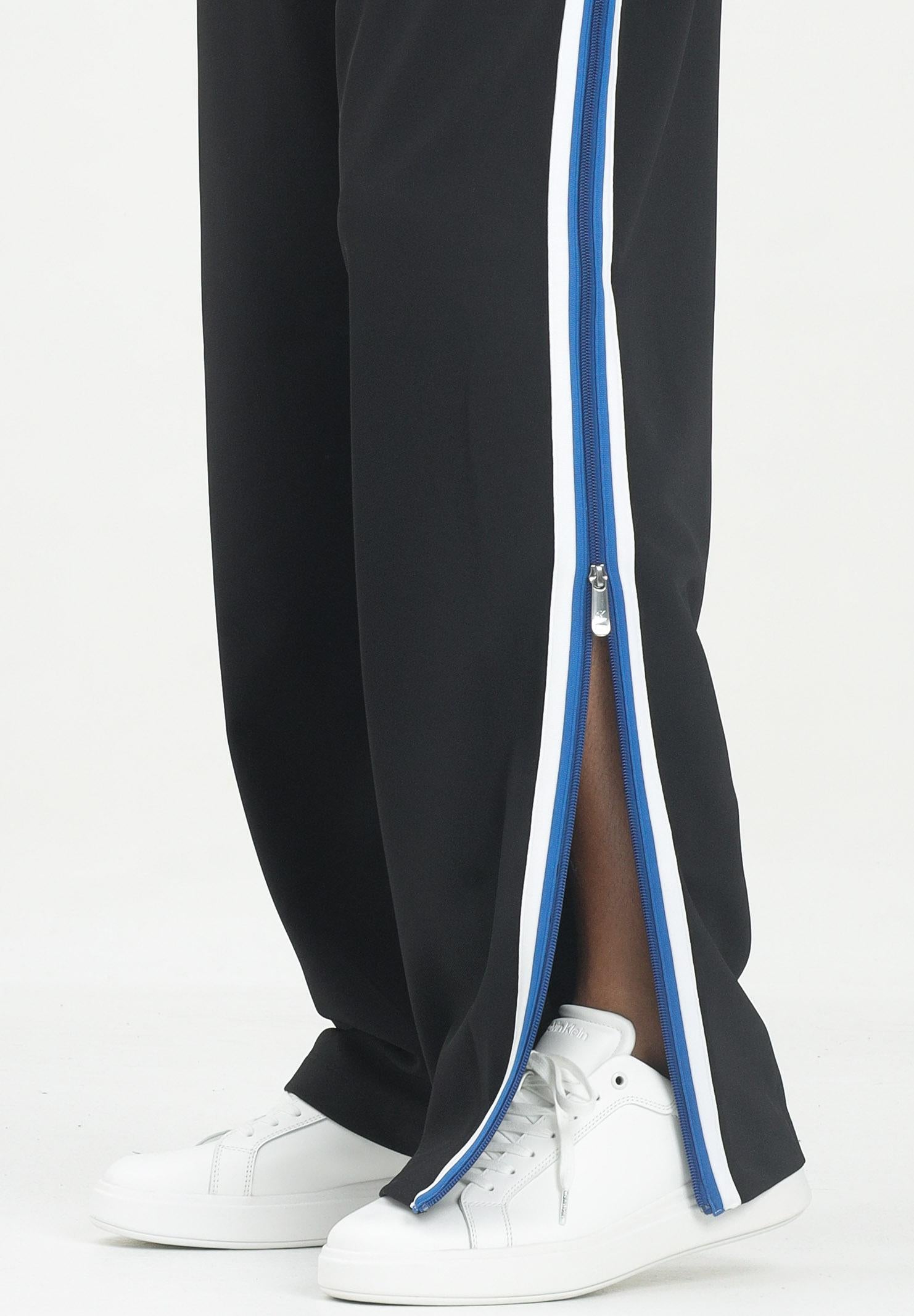 CALVIN KLEIN JEANS Pantalone sportivo nero da uomo con riga laterale LV04RC233GUB1  CALVIN KLEIN JEANS 