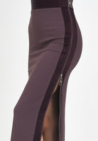 ELISABETTA FRANCHI Gonna lunga bordeuax da donna GO11156E2 EA4 ELISABETTA FRANCHI 