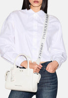 ARMANI EXCHANGE Borsa a mano panna da donna con logo XW002159AF19892 U1003 ARMANI EXCHANGE 