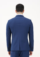 PATRIZIA PEPE Giacca smoking blu da uomo con revrs in raso 5SB661A590 CA57 PATRIZIA PEPE 