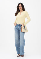 ONLY Jeans wide leg in denim blu medio chiaro da donna 15340011 LIME ONLY 