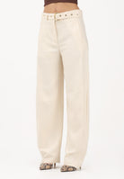 PINKO Pantalone elegante panna da donna 106492A2W6 C00 PINKO 