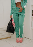 ADIDAS PERFORMANCE Tuta sportiva Essentials 3-Stripes verde da donna JD2687  ADIDAS PERFORMANCE 