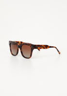 Occhiali da sole marrone da donna con fantasia sfumata 700009 02 CRISTIAN LEROY 