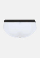 DSQUARED2 Slip (2pz) bianchi da uomo con fascia elastica a contrasto logata DCX200070 010 DSQUARED2 