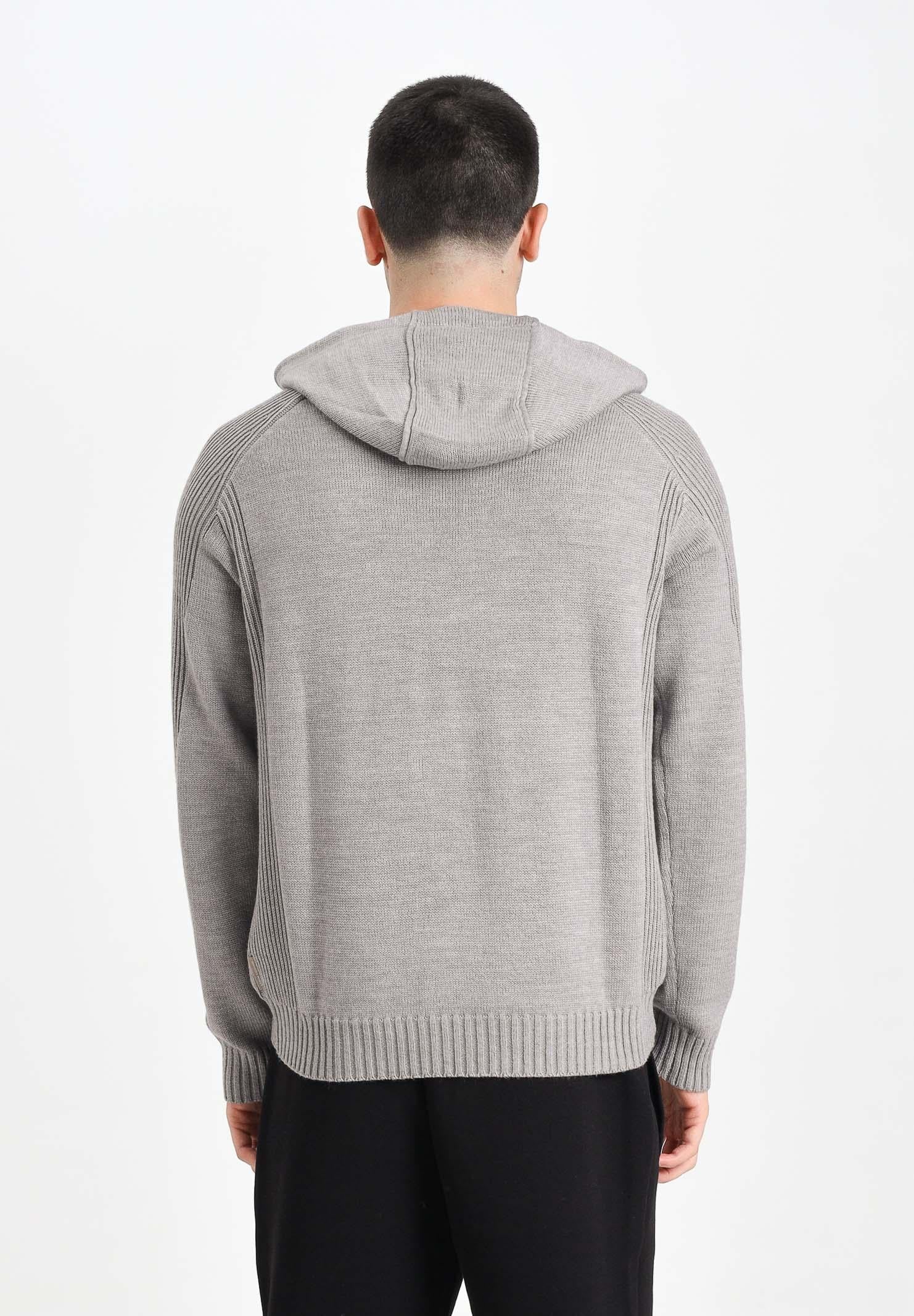 ARMANI EXCHANGE Maglioncino con cappuccio grigio da uomo XM001317AF13776 O6004 ARMANI EXCHANGE 